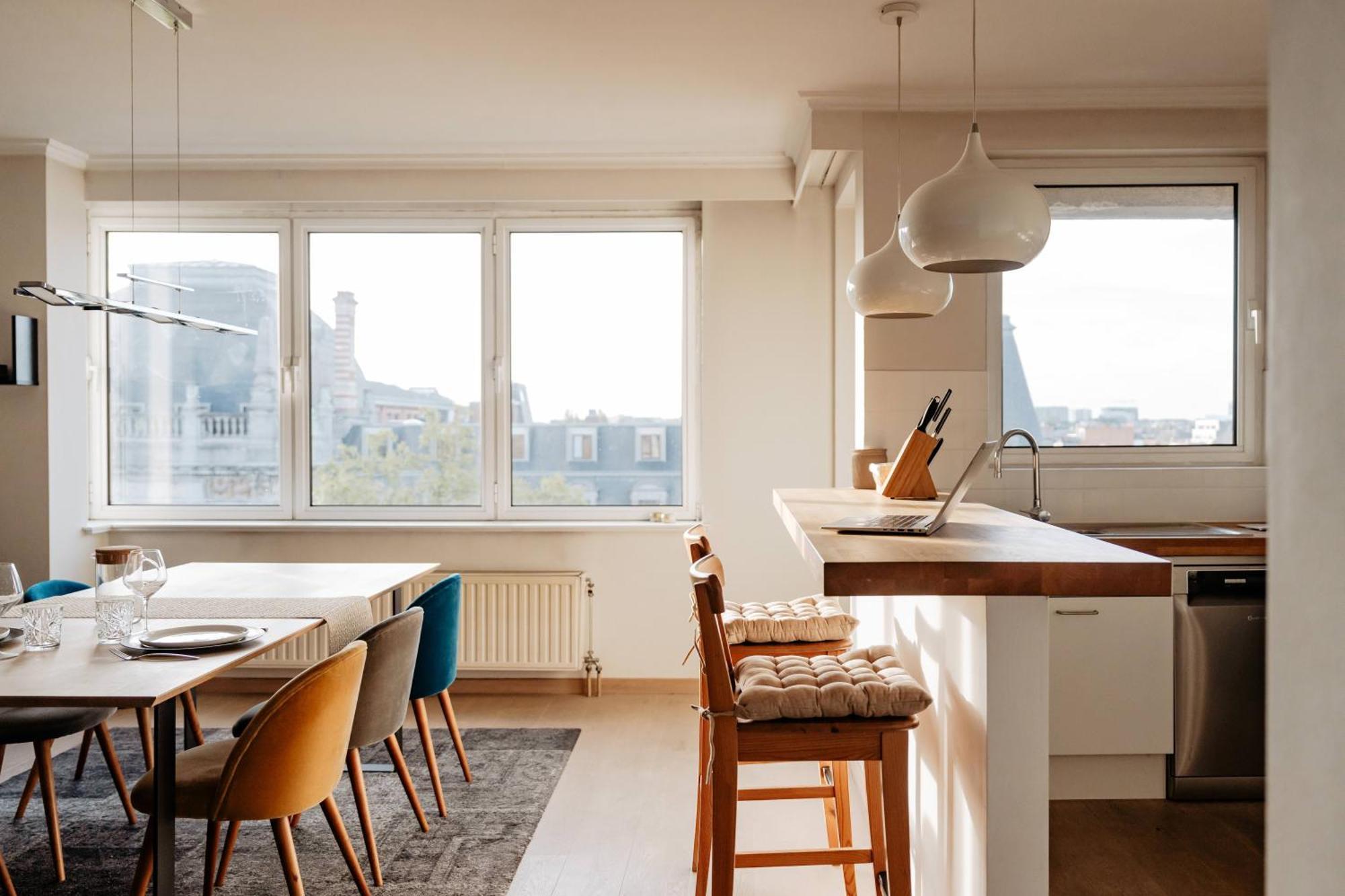 Zonnig Appartement Met Prachtig Uitzicht Op A+Locatie Antverpy Exteriér fotografie